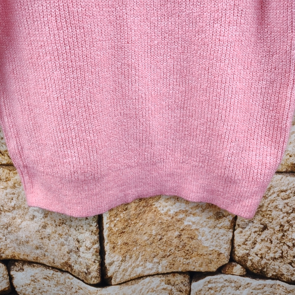 Divided Bubblegum Pink Knit Sweater Dress Women's Size Small - Picture 4 of 10
